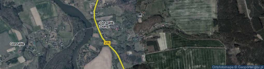 Zdjęcie satelitarne Gorzupia Dolna ul.